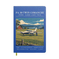 Thumbnail for Piper PA-30 Twin Comanche - Poster - Notebook - Blue