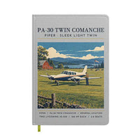 Thumbnail for Piper PA-30 Twin Comanche - Poster - Notebook - Light Gray