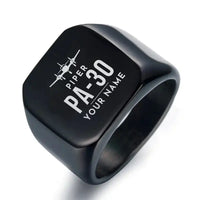 Thumbnail for Piper PA-30 Twin Comanche - Ring - Heritage + Name - Black