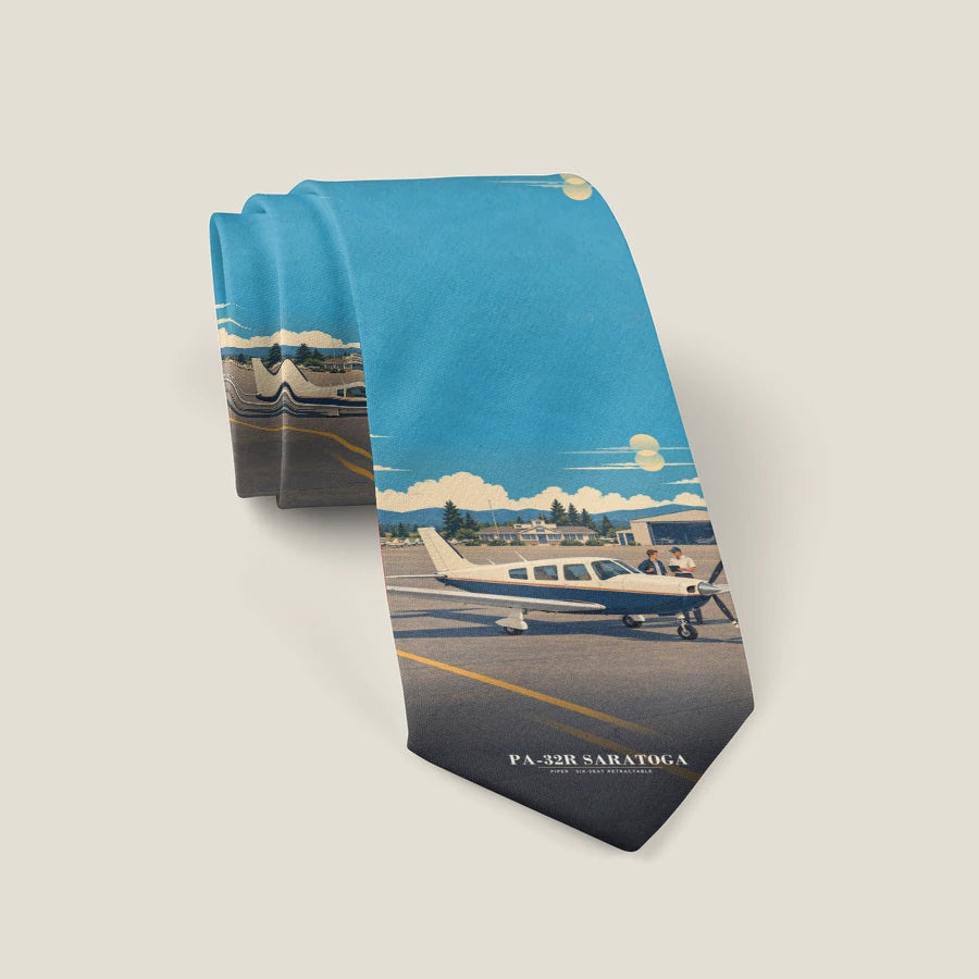 Piper PA-32R Saratoga - 3D - Tie - Full Print