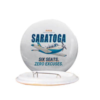 Thumbnail for Piper PA-32R Saratoga - Cartoon - Pin - White