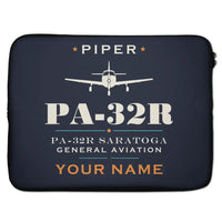Thumbnail for Piper PA-32R Saratoga - Heritage + Name - Laptop Sleeve