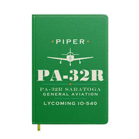 Thumbnail for Piper PA-32R Saratoga - Heritage - Notebook - Green