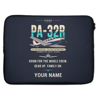 Thumbnail for Piper PA-32R Saratoga - Original + Name - Laptop Sleeve