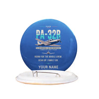 Thumbnail for Piper PA-32R Saratoga - Original + Name - Pin - Blue
