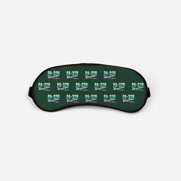 Piper PA-32R Saratoga - Original Pattern - Sleep Mask - Dark Green