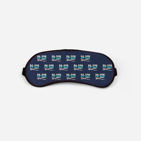 Piper PA-32R Saratoga - Original Pattern - Sleep Mask - Navy Blue