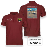 Thumbnail for Piper PA-32R Saratoga - Poster - Double-Side Polo - Red + Name