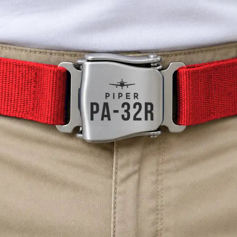 Piper PA-32R Saratoga - Seat Belt - Heritage - Red