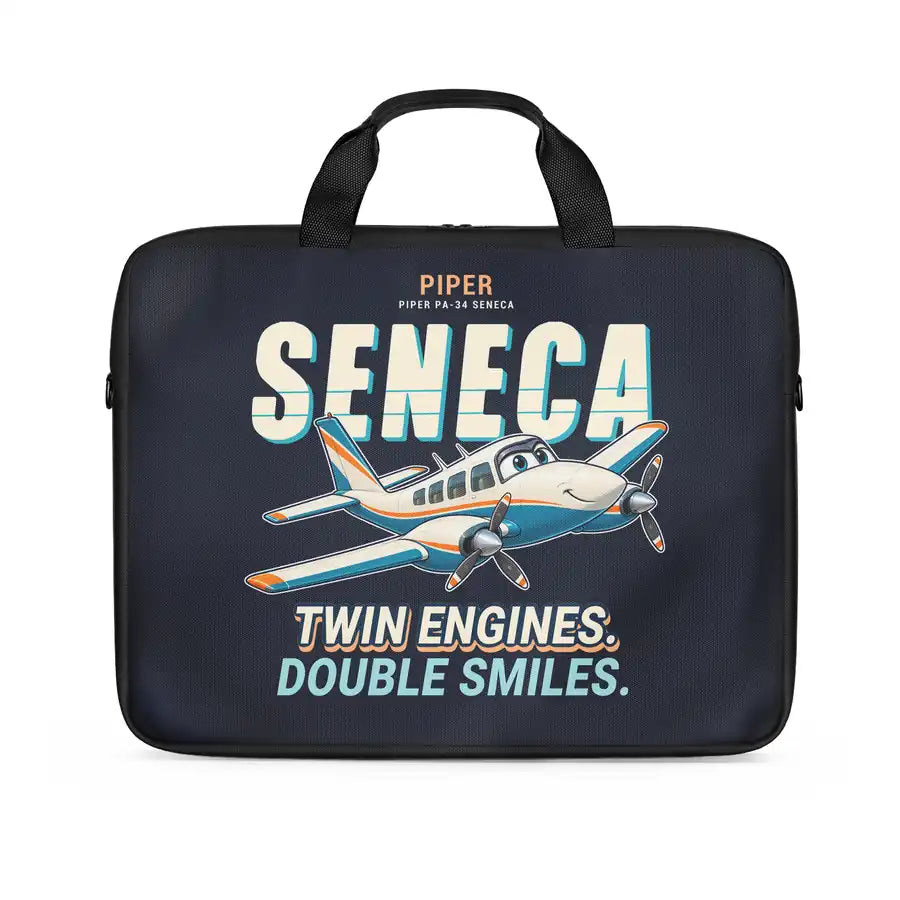 Piper PA-34-220T Seneca V - Cartoon - Laptop Bag