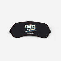 Thumbnail for Piper PA-34-220T Seneca V - Cartoon + Name - Sleep Mask - Black