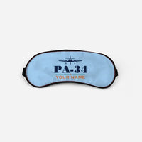 Thumbnail for Piper PA-34-220T Seneca V - Heritage + Name - Sleep Mask - Light Blue