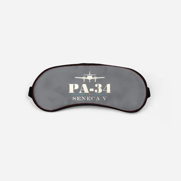 Piper PA-34-220T Seneca V - Heritage - Sleep Mask - Gray