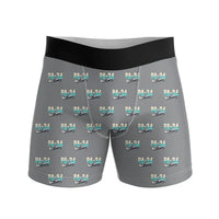 Thumbnail for Piper PA-34-220T Seneca V - Men Boxers - Original Pattern - Gray