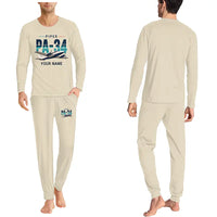 Thumbnail for Piper PA-34-220T Seneca V - Men Pajamas - Original Chest + Name - Beige