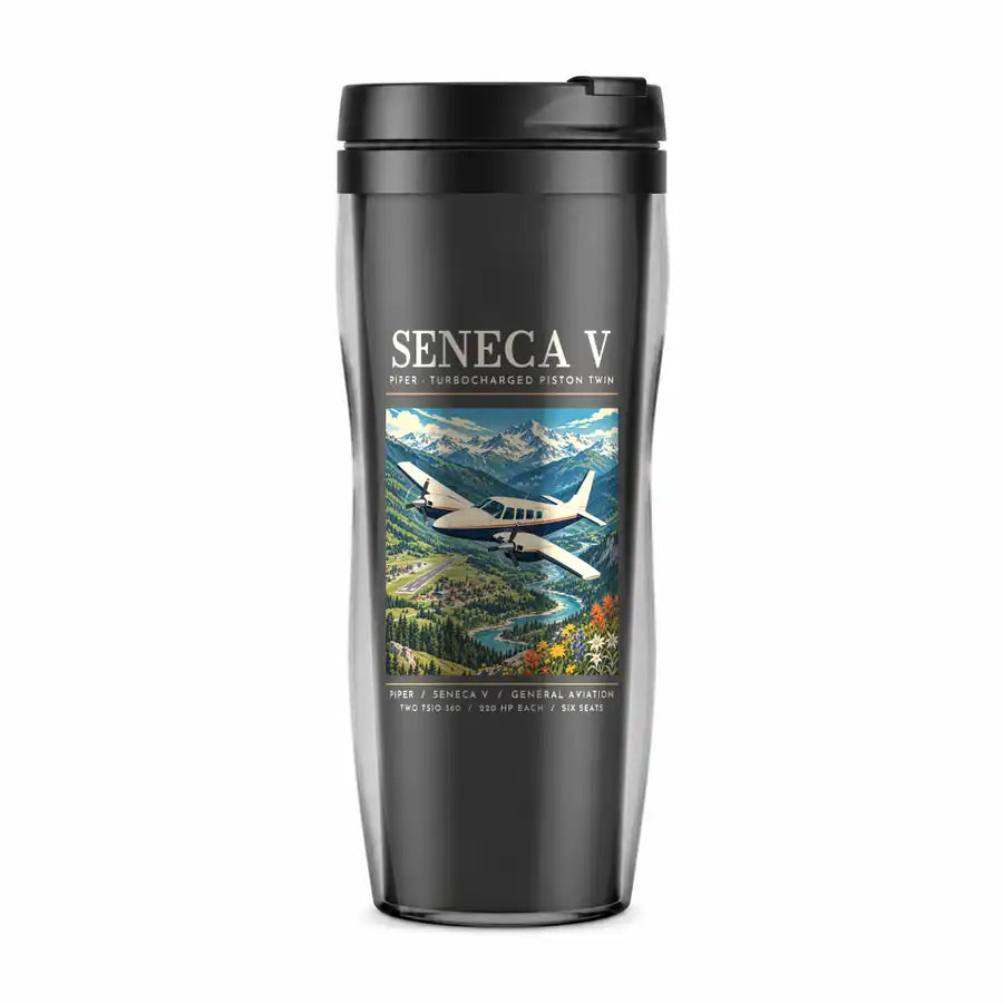 Piper PA-34-220T Seneca V - Poster - Plastic (No Holder) - Gray