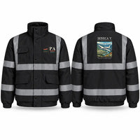 Thumbnail for Piper PA-34-220T Seneca V Reflective Winter Jackets - Poster - Black