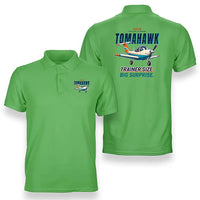 Thumbnail for Piper PA-38-112 Tomahawk - Cartoon - Double-Side Polo - Light Green
