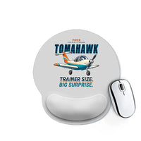Thumbnail for Piper PA-38-112 Tomahawk - Cartoon - Ergonomic Mouse Pad - Light Gray