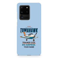 Thumbnail for Piper PA-38-112 Tomahawk - Cartoon + Name - Samsung Case - Light Blue