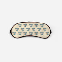 Thumbnail for Piper PA-38-112 Tomahawk - Cartoon Pattern - Sleep Mask - Beige