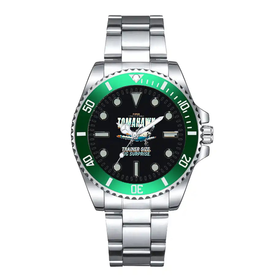Piper PA-38-112 Tomahawk - Cartoon - Premium Diver - Green