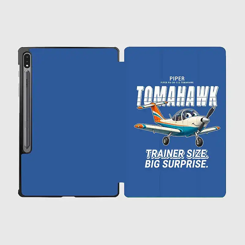 Piper PA-38-112 Tomahawk - Cartoon - Samsung Tablet - Blue