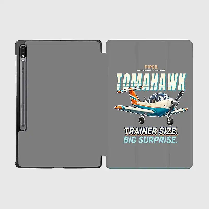 Piper PA-38-112 Tomahawk - Cartoon - Samsung Tablet - Gray