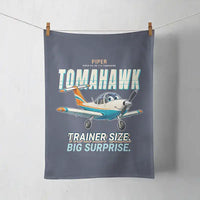 Thumbnail for Piper PA-38-112 Tomahawk - Cartoon - Towel - Navy Blue