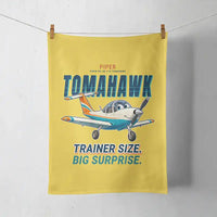 Thumbnail for Piper PA-38-112 Tomahawk - Cartoon - Towel - Yellow