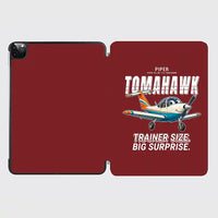 Thumbnail for Piper PA-38-112 Tomahawk - Cartoon - iPad Case - Dark Red