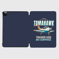 Thumbnail for Piper PA-38-112 Tomahawk - Cartoon - iPad Case - Navy Blue