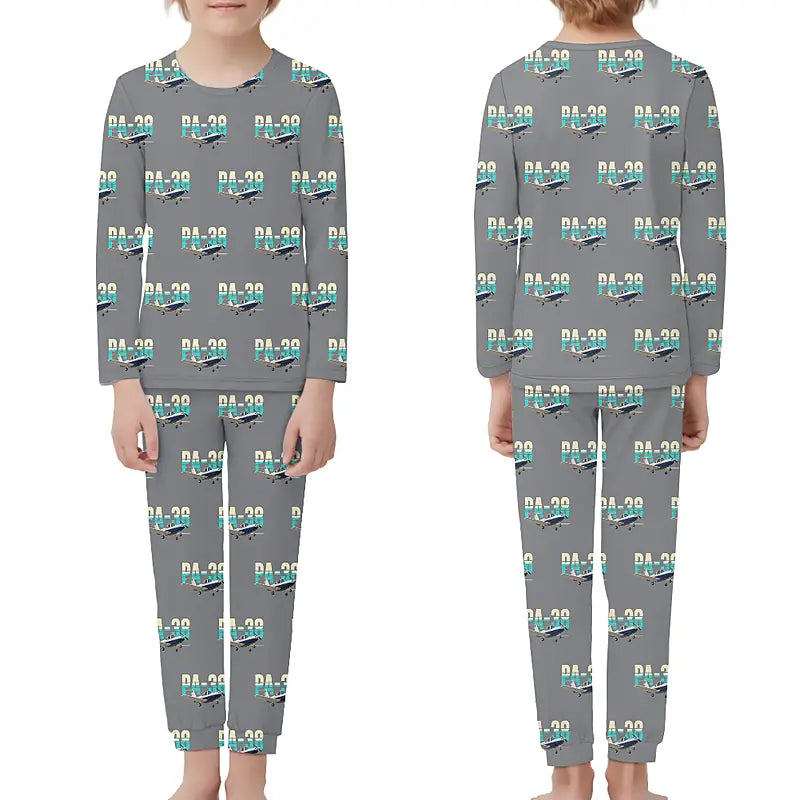 Piper PA-38-112 Tomahawk - Children Pajamas - Original Pattern - Gray