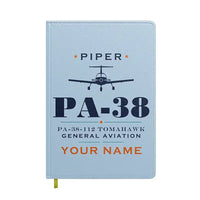 Thumbnail for Piper PA-38-112 Tomahawk - Heritage + Name - Notebook - Light Blue