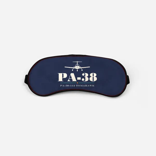 Piper PA-38-112 Tomahawk - Heritage - Sleep Mask - Navy Blue