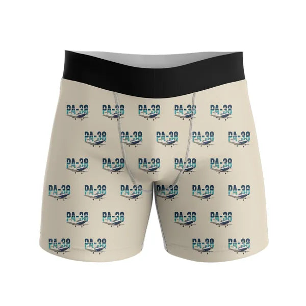 Piper PA-38-112 Tomahawk - Men Boxers - Original Pattern - Beige