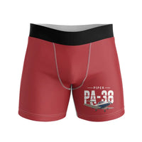 Thumbnail for Piper PA-38-112 Tomahawk - Men Boxers - Original - Red