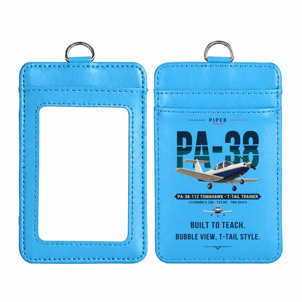 Piper PA-38-112 Tomahawk - Original - ID Card Holder - Blue