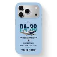 Thumbnail for Piper PA-38-112 Tomahawk - Original + Name - MagSafe iPhone 17 Pro - Light Blue
