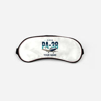Thumbnail for Piper PA-38-112 Tomahawk - Original + Name - Sleep Mask - White