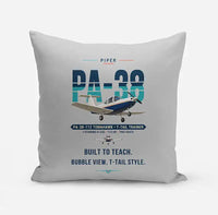 Thumbnail for Piper PA-38-112 Tomahawk - Original - Pillow - Light Gray
