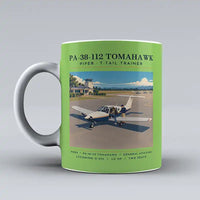 Thumbnail for Piper PA-38-112 Tomahawk - Poster - Mug - Light Green
