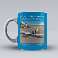 Thumbnail for Piper PA-38-112 Tomahawk - Poster - Mug - Turquoise