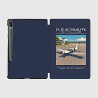 Thumbnail for Piper PA-38-112 Tomahawk - Poster - Samsung Tablet - Navy Blue
