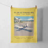 Thumbnail for Piper PA-38-112 Tomahawk - Poster - Towel - Yellow