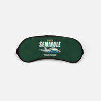 Thumbnail for Piper PA-44-180 Seminole - Cartoon + Name - Sleep Mask - Dark Green
