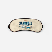 Thumbnail for Piper PA-44-180 Seminole - Cartoon - Sleep Mask - Beige