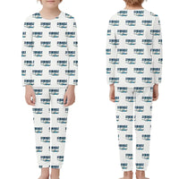 Thumbnail for Piper PA-44-180 Seminole - Children Pajamas - Cartoon Pattern - White