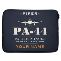 Thumbnail for Piper PA-44-180 Seminole - Heritage + Name - Laptop Sleeve