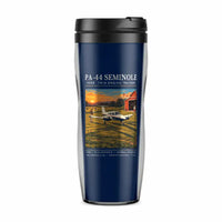Thumbnail for Piper PA-44-180 Seminole - Poster - Plastic (No Holder) - Dark Blue